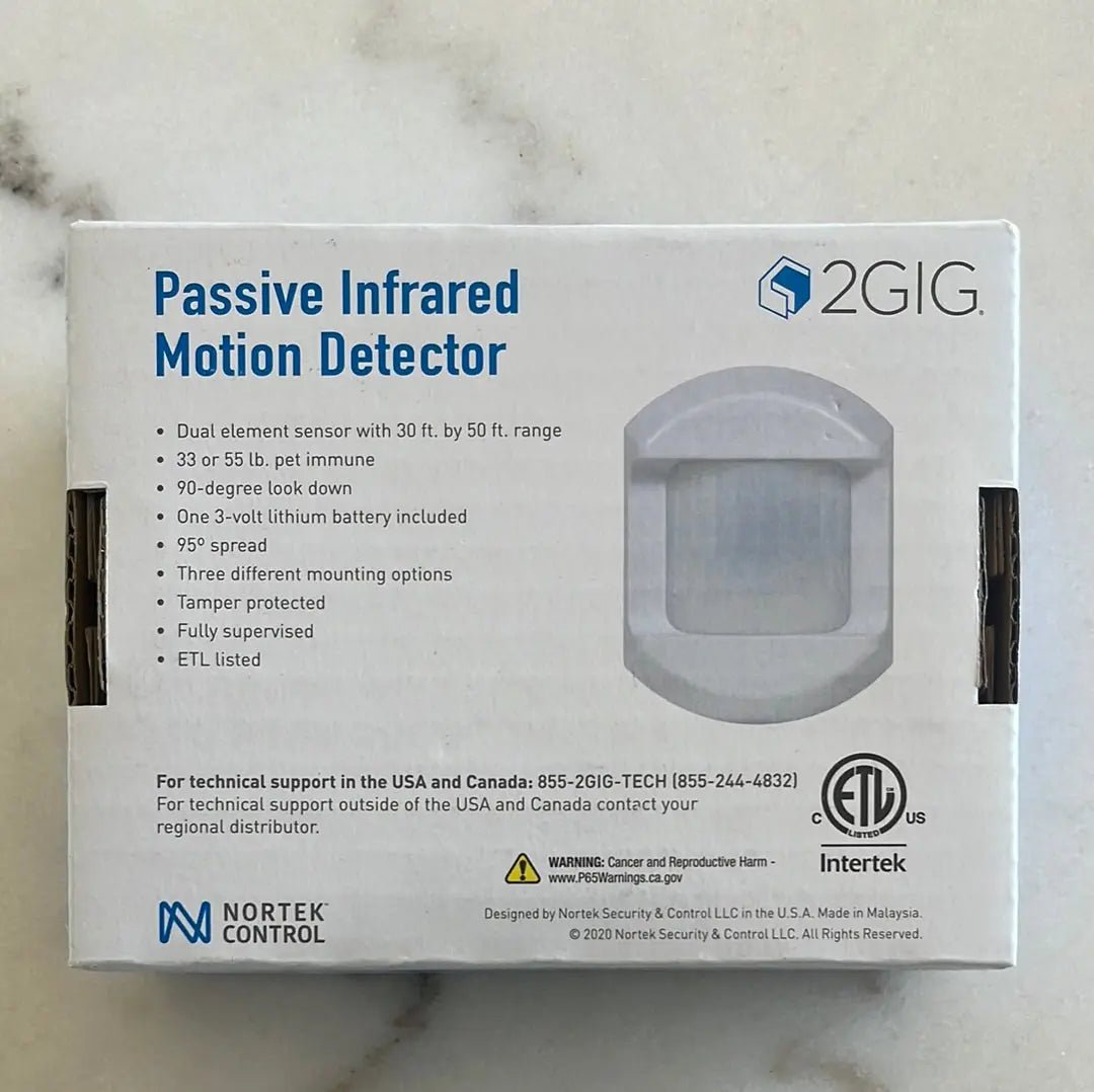 2GIG Passive Infrared Motion Detector - Avenger Security