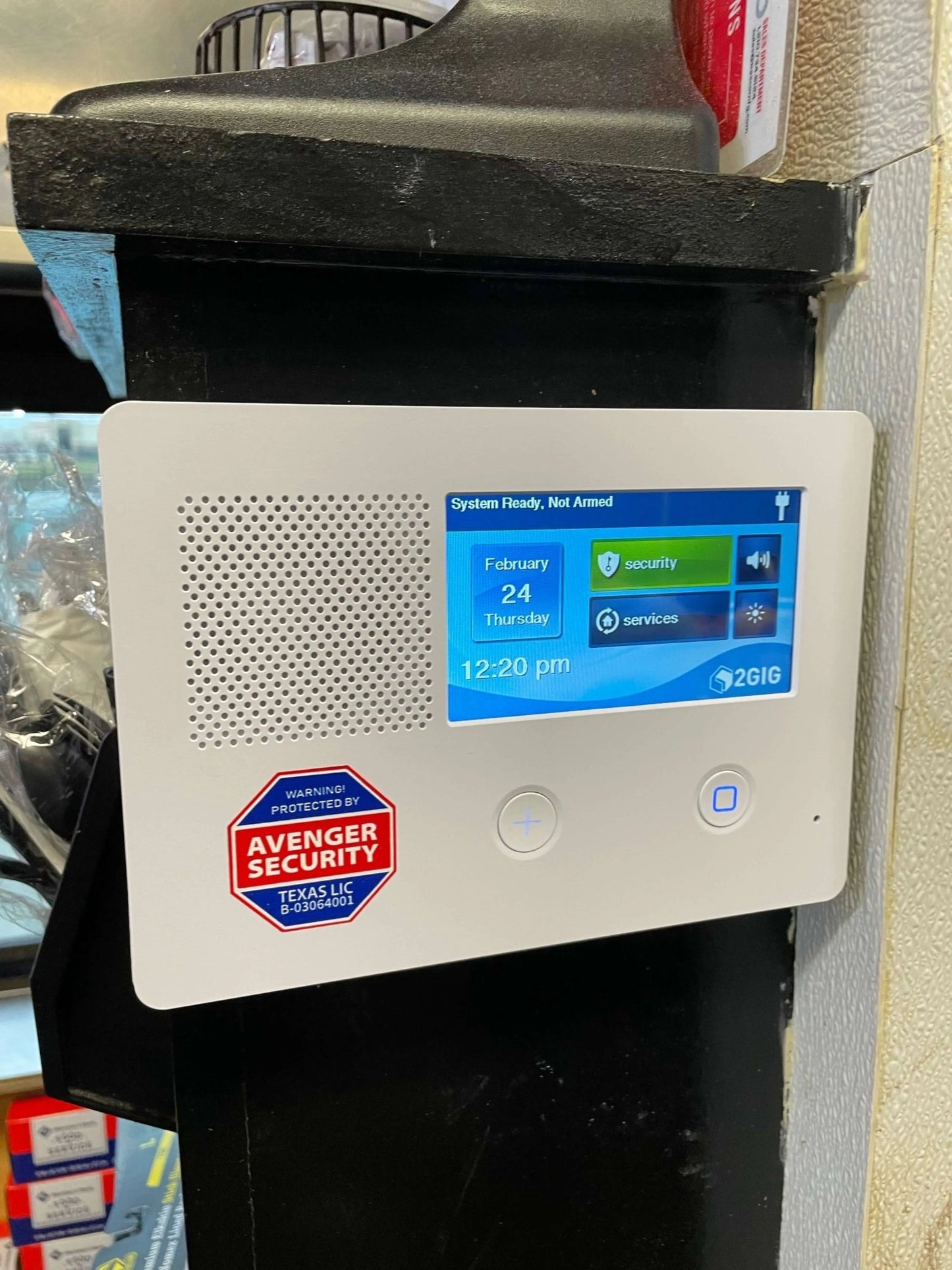 Touchscreen Security System Panel Encrypted Series Includes Cellular Communicator - Avenger Security