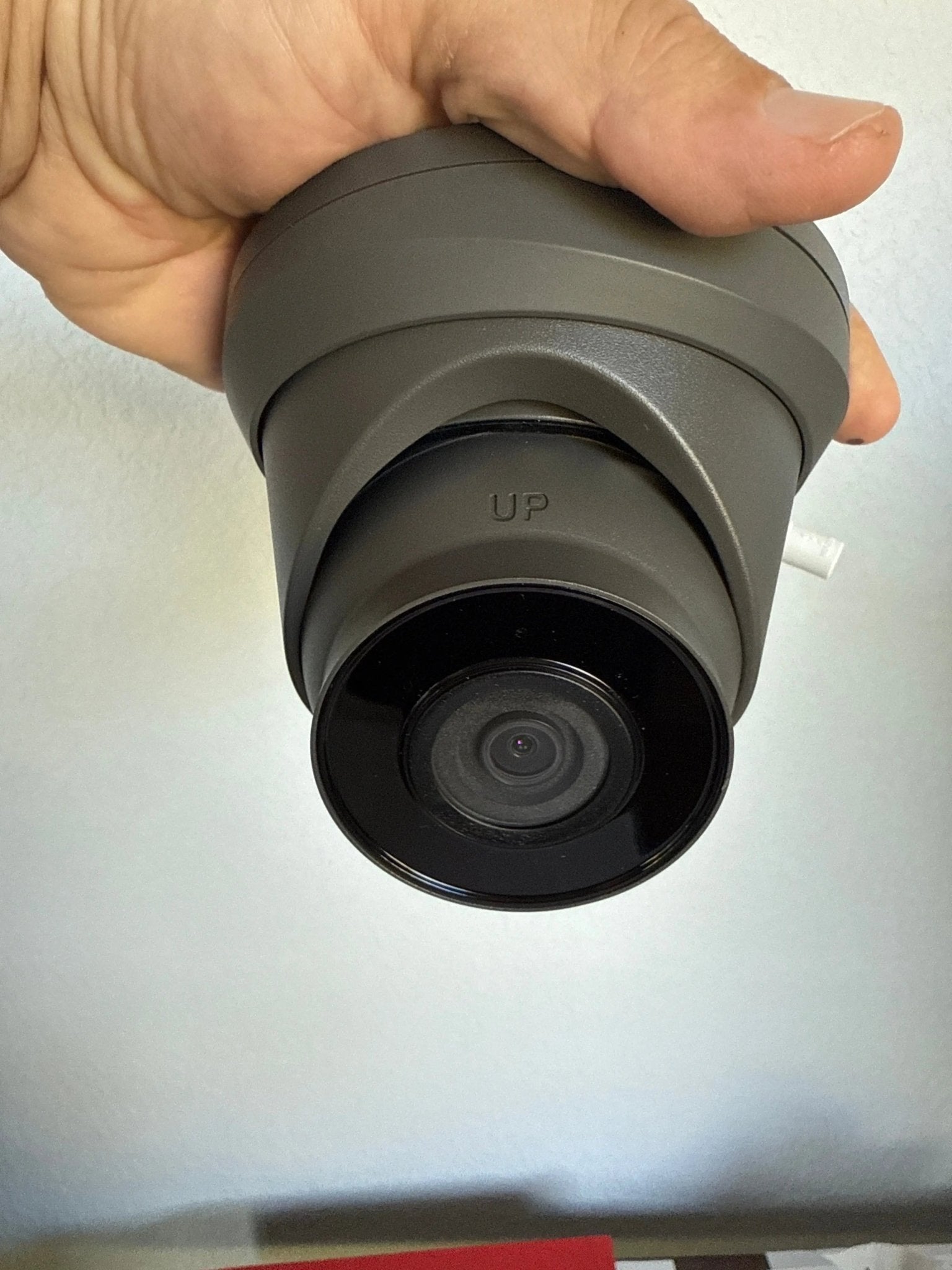 4MP Turret Video Surveillance Camera with Microphone Grey 2.8mm Lens - Avenger Security