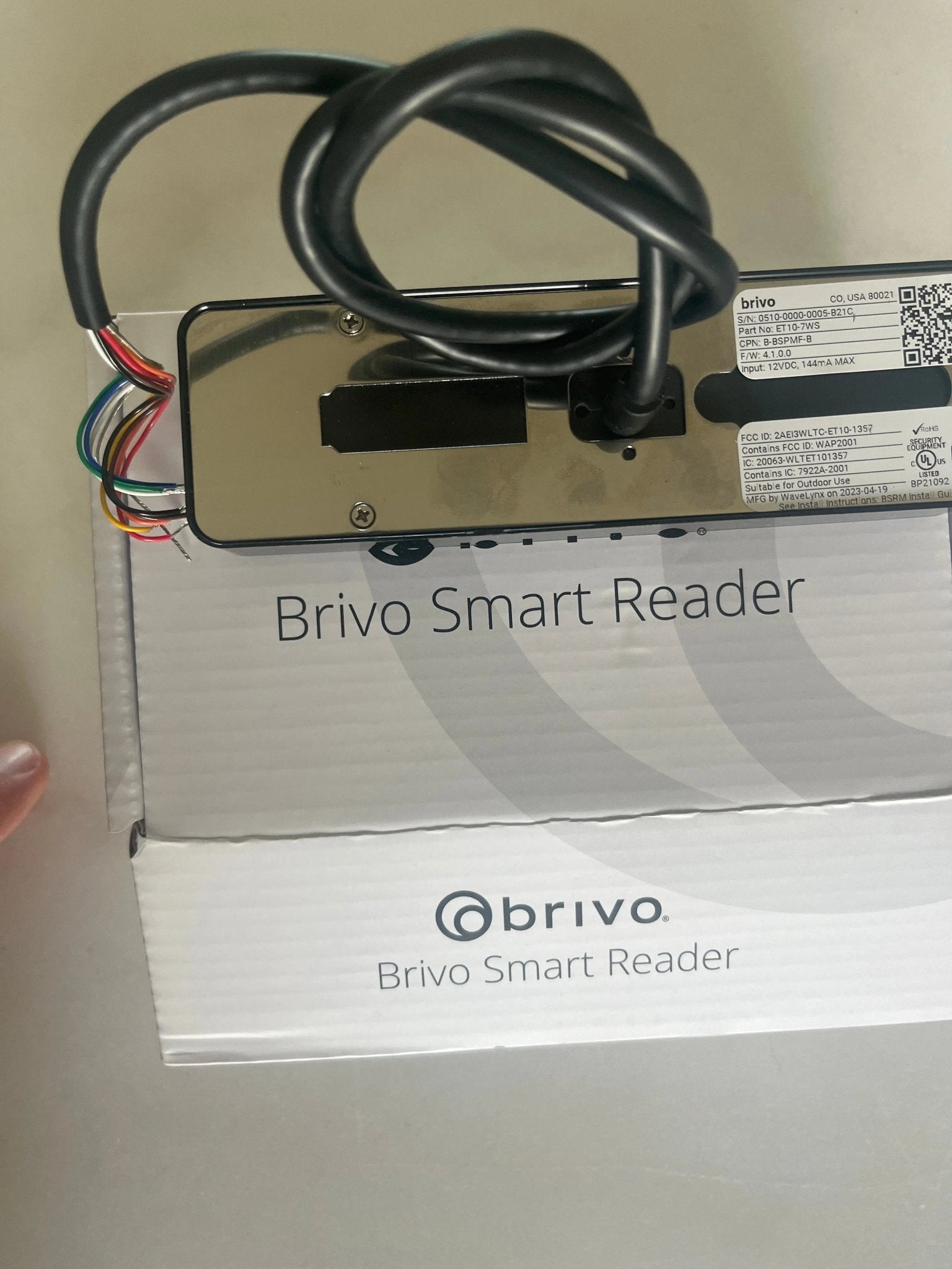 Brivo OSDP Reader for Managed Access Control Solutions Avenger Security