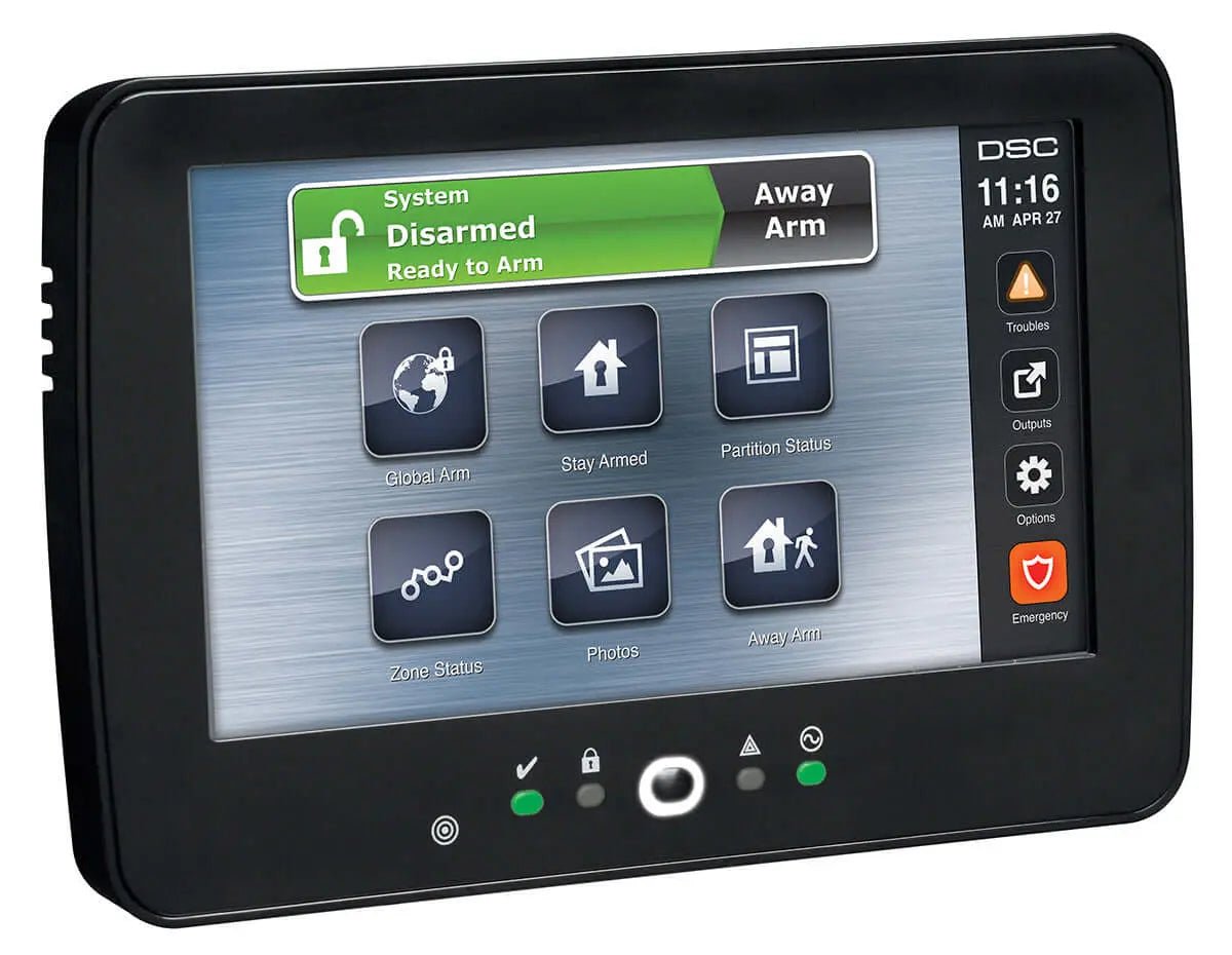 DSC neo HS2 TCHP PowerSeries 7 Inch TouchScreen Keypad - Avenger Security
