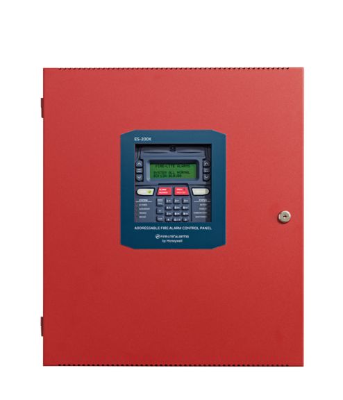 Fire-Lite ES-200X addressable fire alarm control panel with built-in communicator