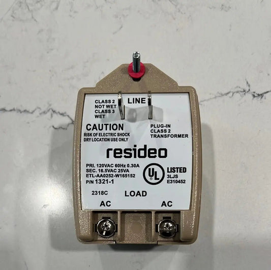 resideo AC Transformer 1321 | 120 VAC to 16.5 VAC 25VA - Avenger Security