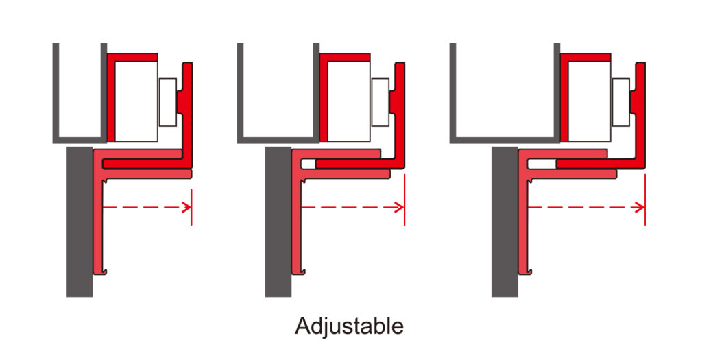SECO-LARM E-941S-600ZQ adjustable Z-bracket and L-bracket for 600-lb electromagnetic locks